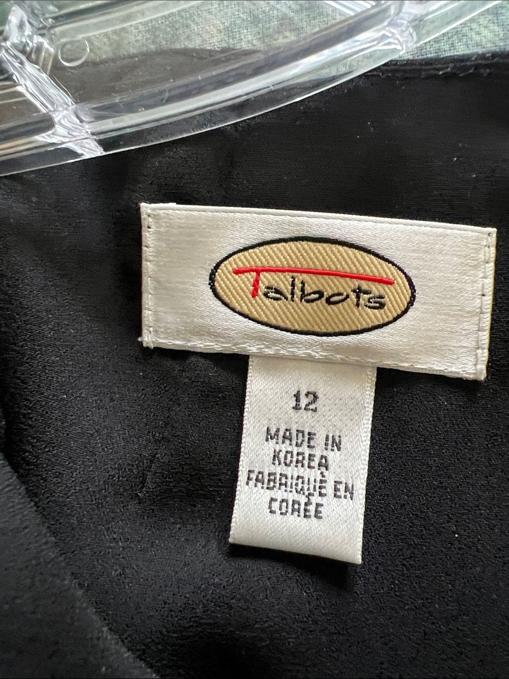 Vintage Talbots Black Pleated Midi Dress with Textured Waist, Silk Combo - Picture 2 of 7